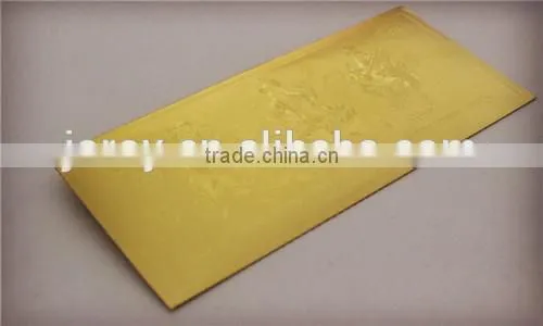 Gold Silver envelope Custom made gold foil India envelope