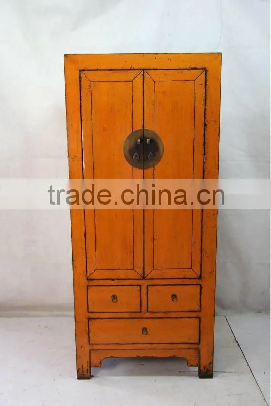 Chinese antique living room narrow closet