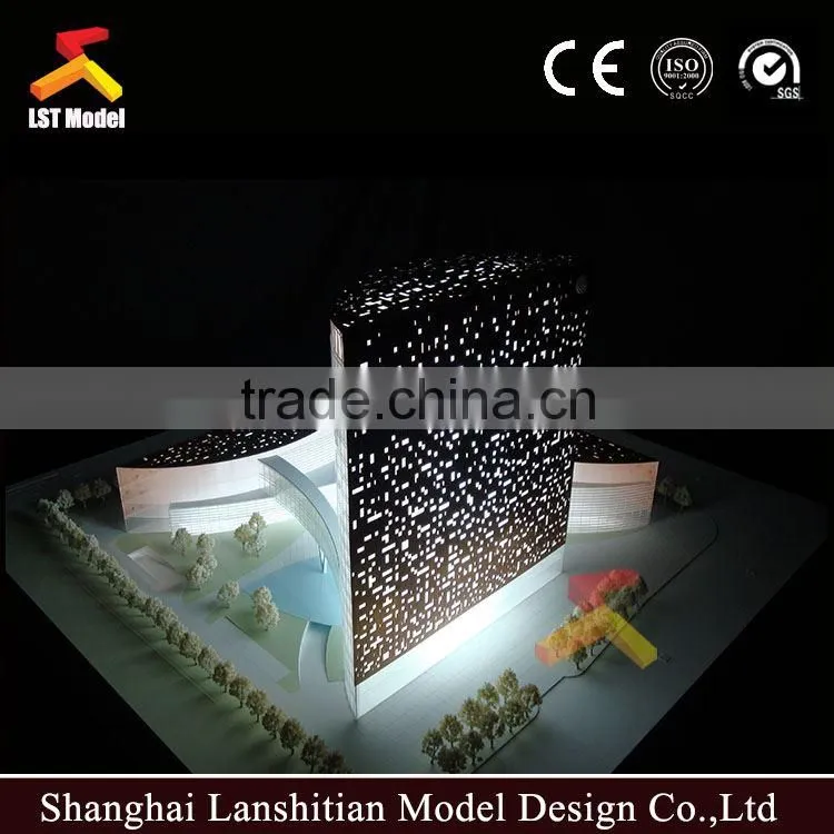 Customized model building with Lighting System/miniature architecture models