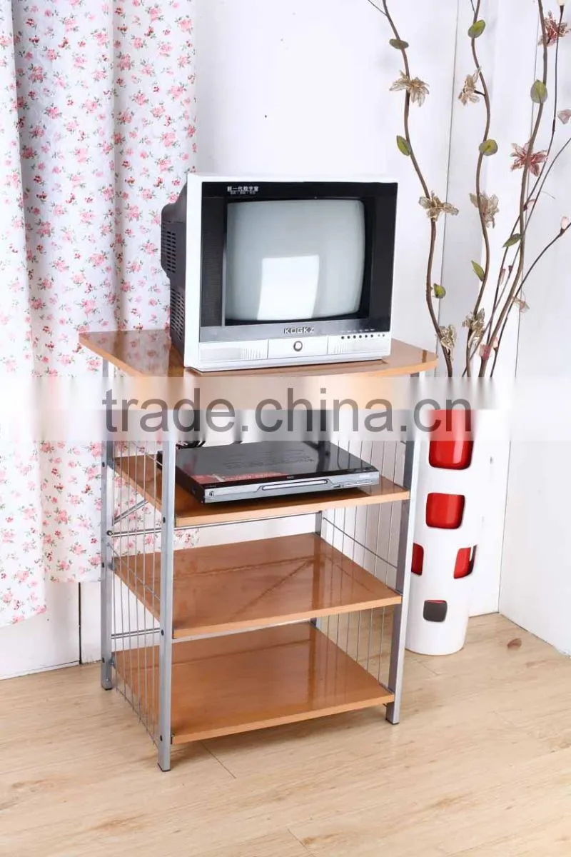 Household Essentials 4-tiers metal TV table,TV stand