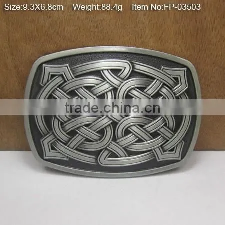 Fashion metal designer gold plate belt buckles