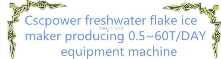 cscpower Water-cooled Flake Ice Making Machines 5T daily