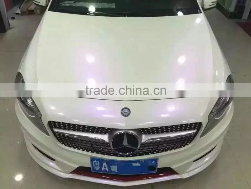 pearl white car wrap film 1.52*20m with air free bubbles , chameleon pearl white to purple car wrap film