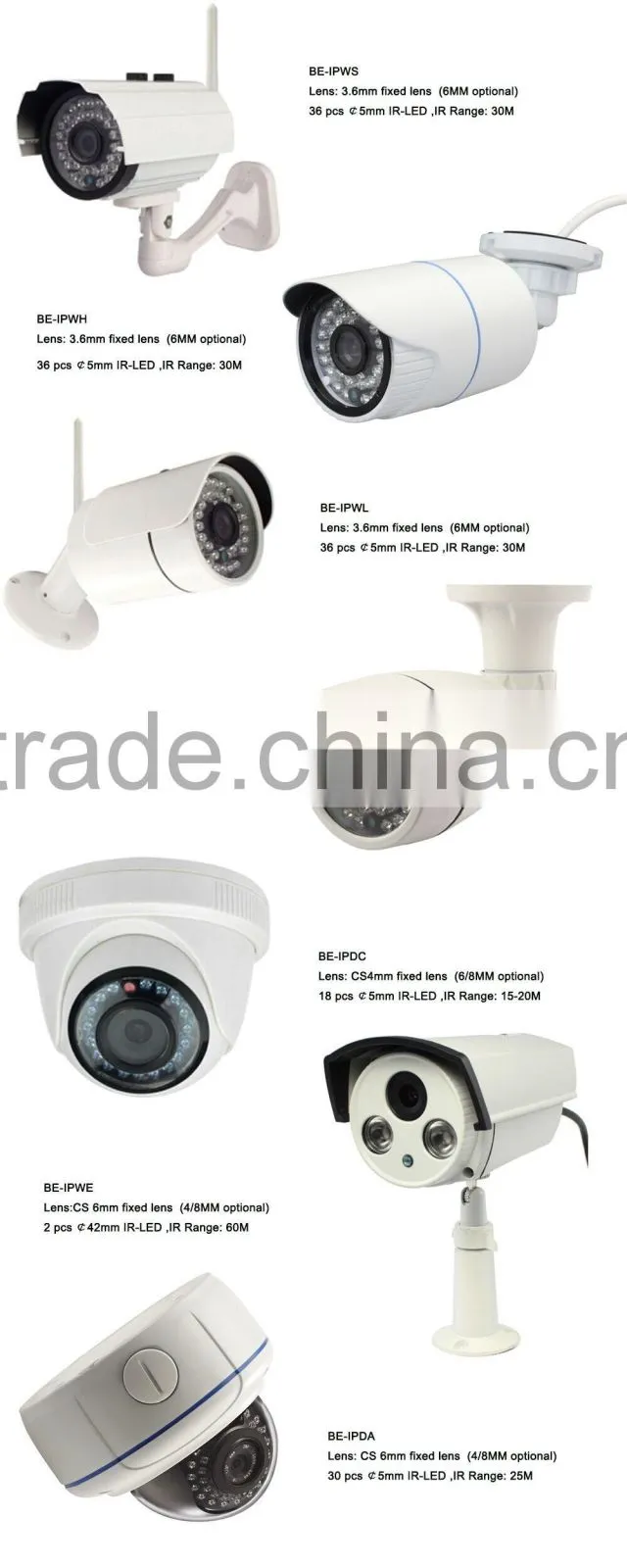 ip alarm system 16ch 720p Ip Bullet Camera Cheap Cctv Camera Kit