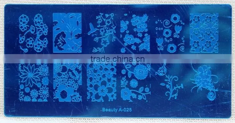 New Nail Art Stamp Image Plates Stamper nail art templates colorful Promotional Offer