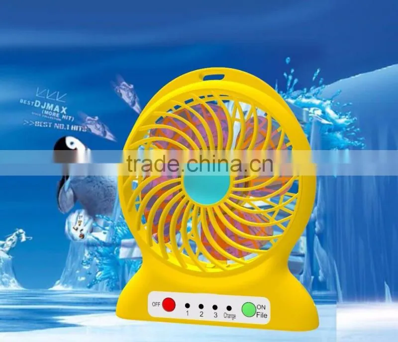 Best gift emergency rechargeable mini usb fan small pocket usb fan,Colorful mini ceiling fan