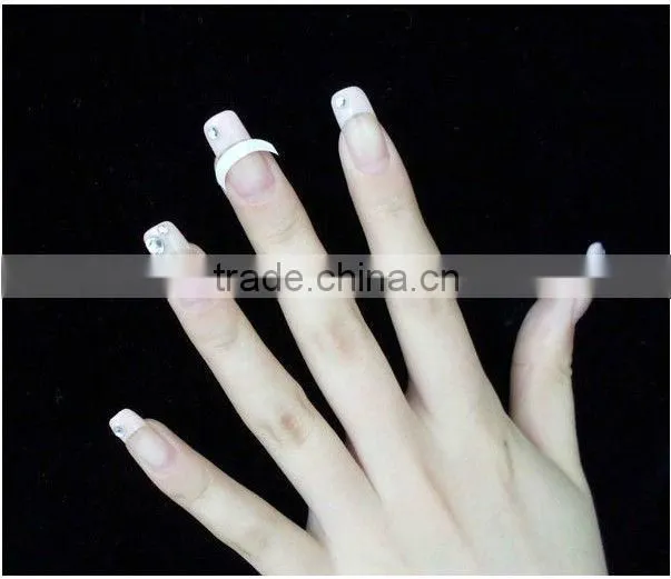 french manicure tape nail tip guide