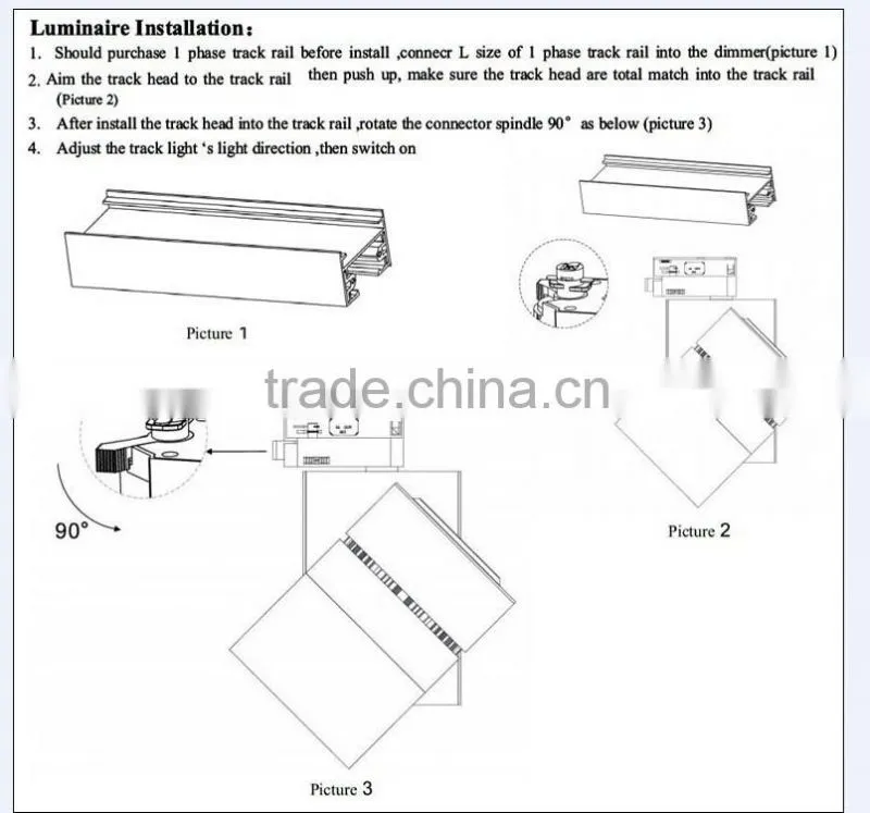 Factory Price 5 Years Warranty LED Track Light with Citizen COB 1Phase/3Phase Based Type