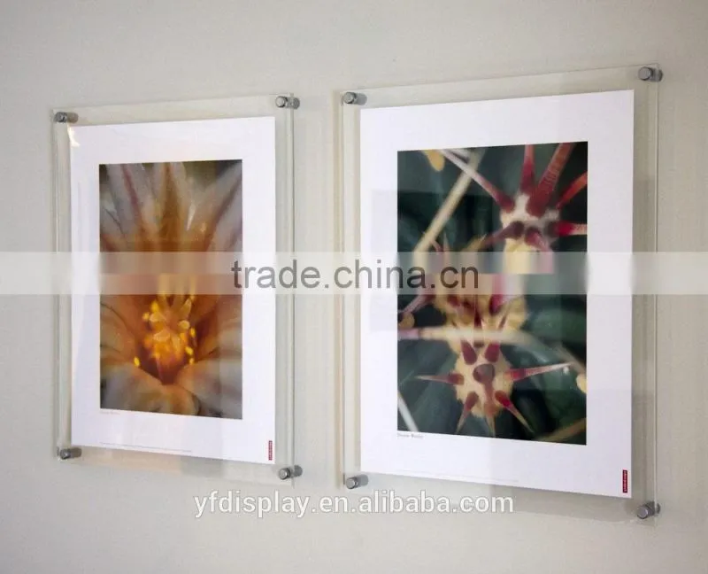 High Clear Acrylic Wall Hanging Photo Frames