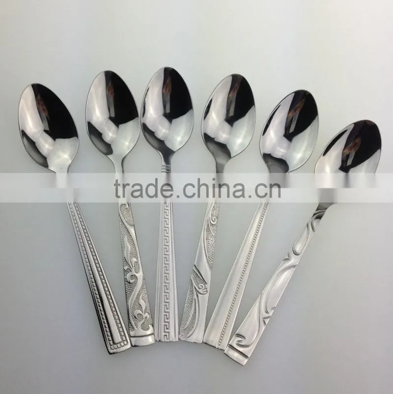 Stainless Steel Gold plated spoon made by Junzhan Factory directly