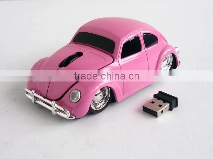 Promotional Gift Car Shaped Novelty Wireless Mouse with LED Lamp