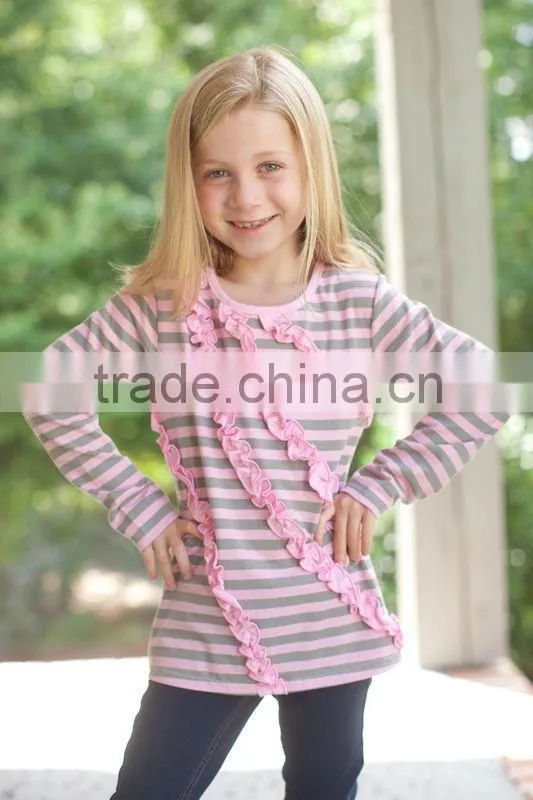 Unique good quality long sleeve teen girls t shirts in stock MS1039