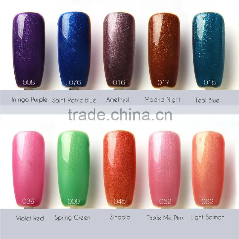 Acrylic one step gel thermal oil based top coat nail polish private label