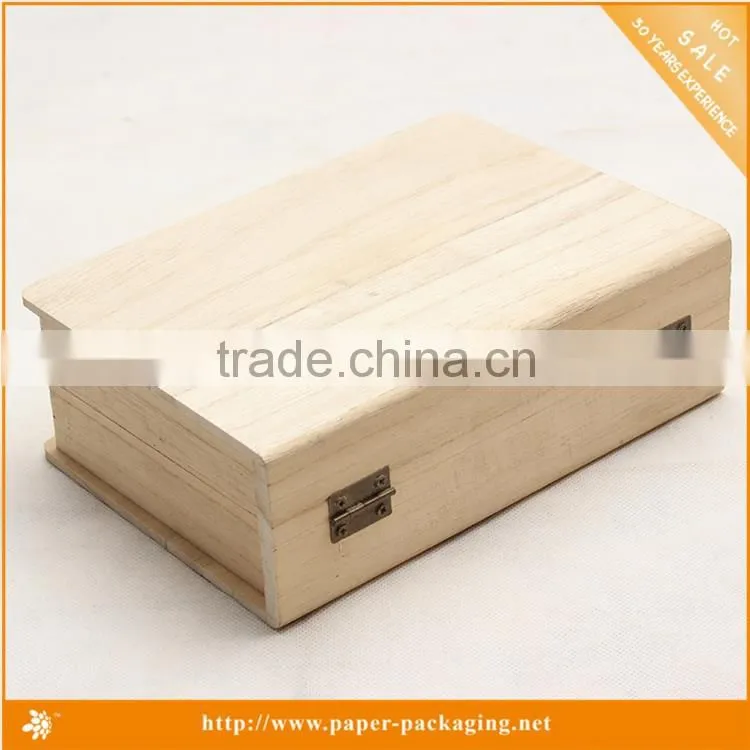 Alibaba China Supplier Wholesale Unfinished Wooden Gift Boxes for Sale