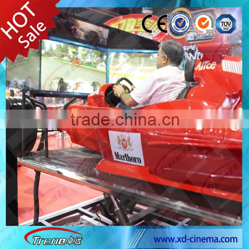 F1 car driving simulator with high quality, game machine inmotion electric unicycle
