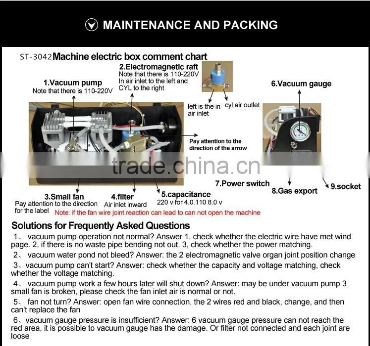 ST-3042 3D Sublimation heat press machine