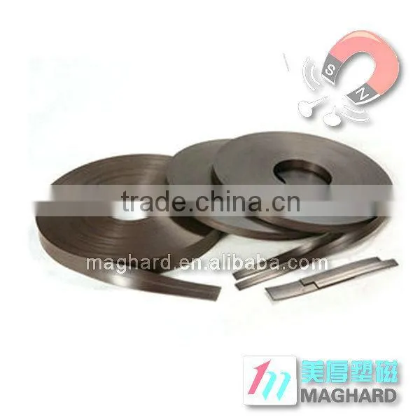 rubber magnetic strips with 3m self adhesive