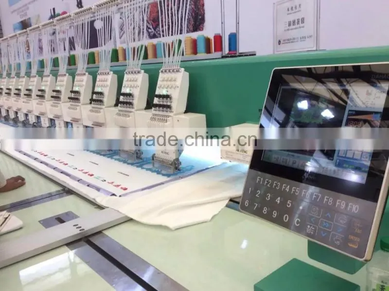 2015 new high super speed 1500 RPM flat embroidery machine