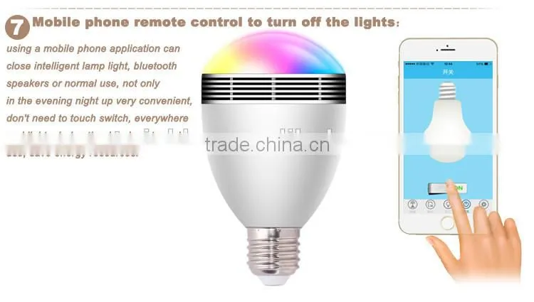 Timer+Group+Music Android IOS RGBW Wifi Bluetooth Smart led bulb lighting,led light bulb,led bulb lighting