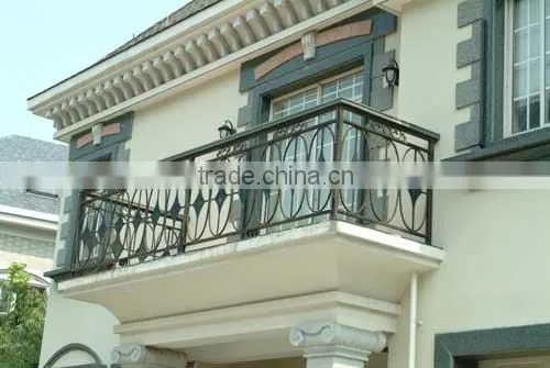 classical wrought iron balcony fence designs