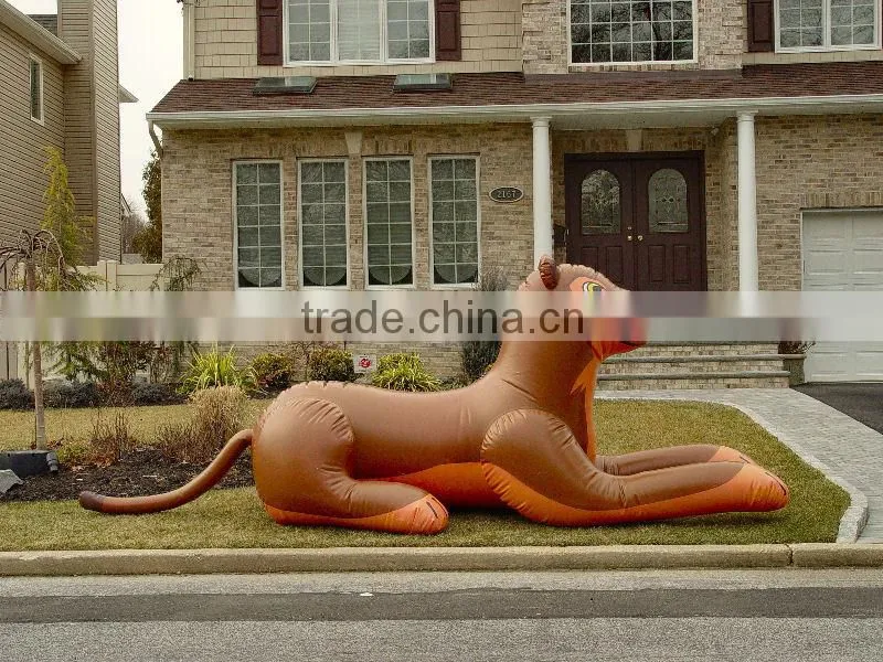 Inflatable huge lion/big lion/realistic air filled huge lion