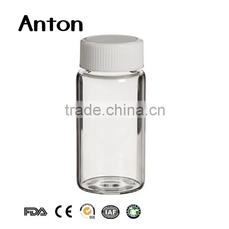 20ml Borosilicate glass tube bottle with with aluminum lid