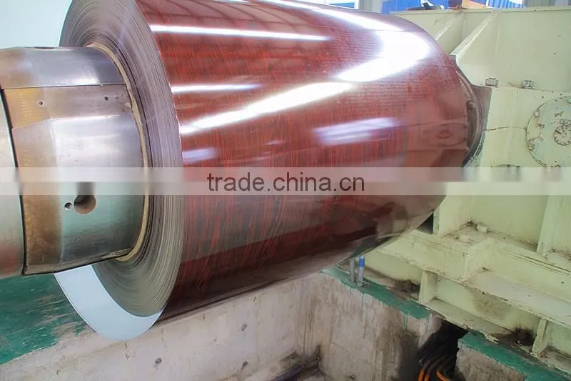 wooden pattern printed ppgi steel coils