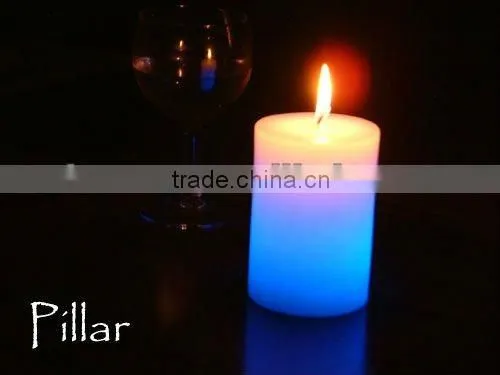led candles with real flame/led wax candle