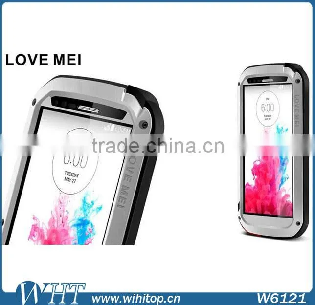 LOVE MEI Waterproof Case for LG G3 Vertical Version, for LG G3 Hybrid Case