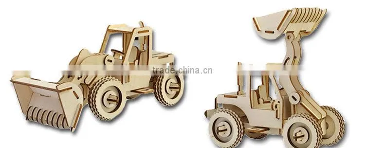 Assemble and Paint Wooden 3d puzzle car