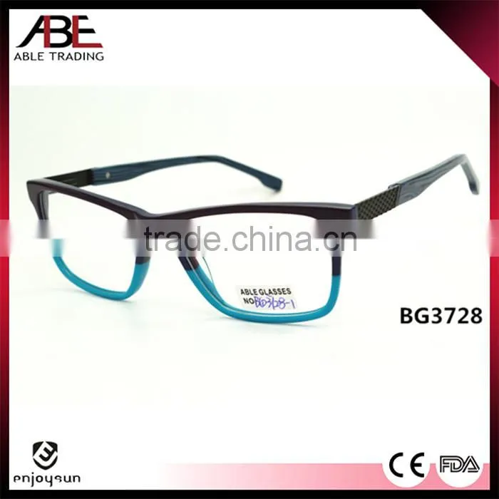 classic 2016 square muliti color quality handmade new stylish acetate eyeglasses optical frames optics spectacle wholesale