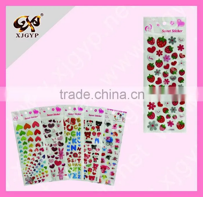 Custom clear resin epoxy sticker for promotion (EPOXY8311)