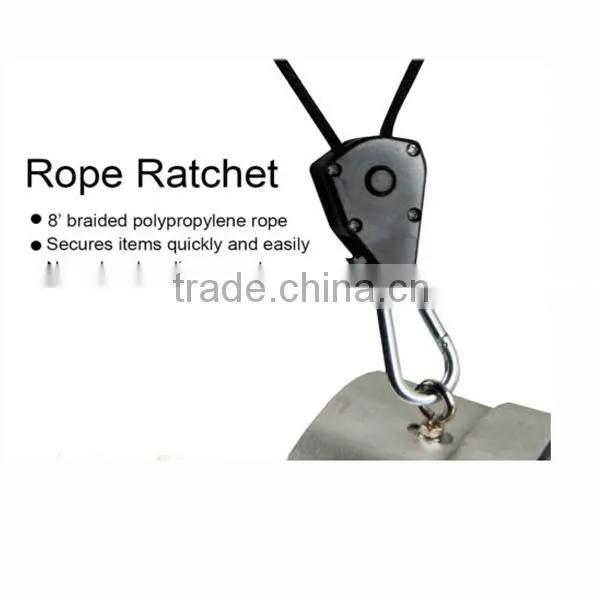 Grow Light Reflector Hanger Heavy Duty Rope Ratchet Hydroponic Light Fixture hangers