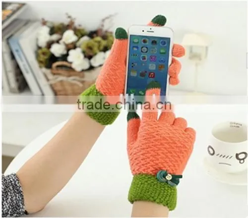 Warm Hand Protection Finger Touch Screen Gloves For Christams Gift