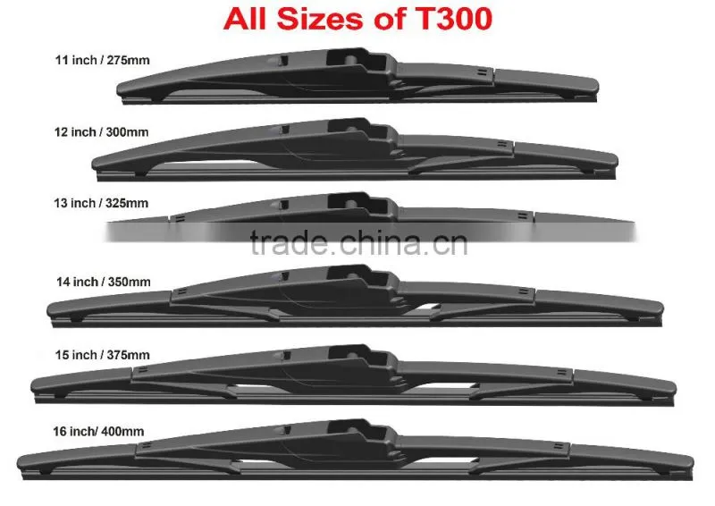 T300 Multifit Adapters Rear Wiper Blade