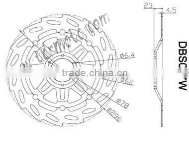 Hot Sale high performance brake disc rotors for dirt bike pit bike racing bike motorcycle