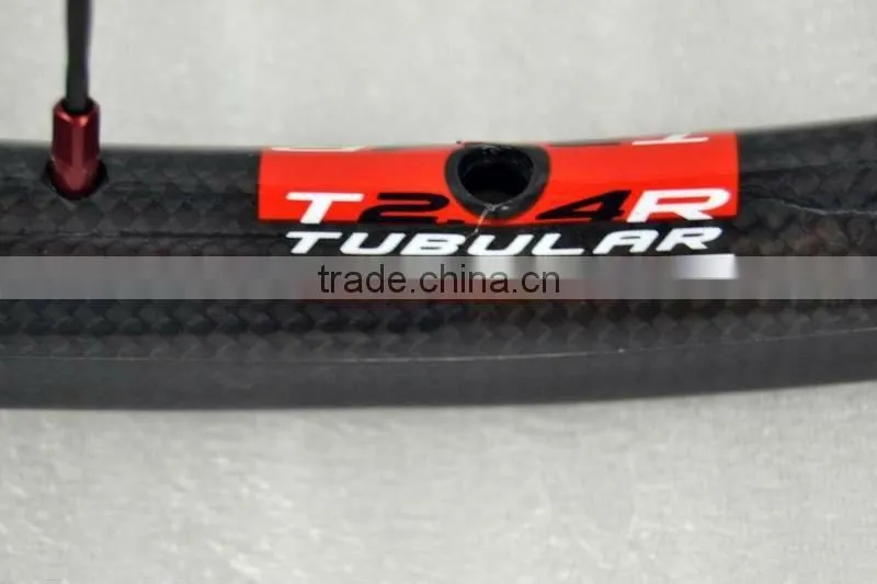 24mm tubular carbon road bike wheels