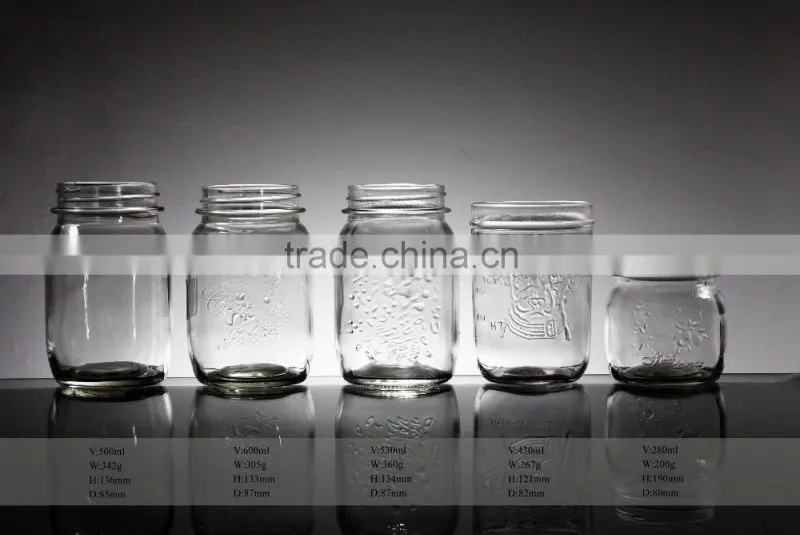 16oz purple square wide-mouth glass mason jar with handle for drinking, glass tea mug