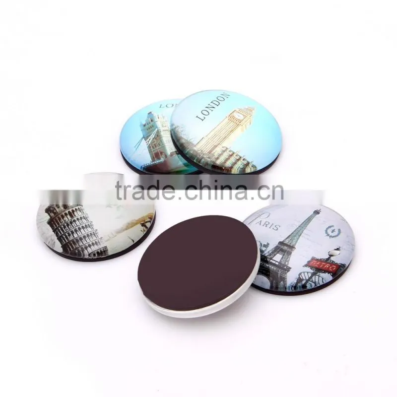 Custom Magnets Crystal Material Souvenir Paper Fridge