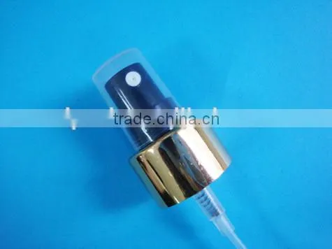 20mm snap on aluminum sprayer, mist sprayer with aluminum cap, aluminum fine mist sprayer
