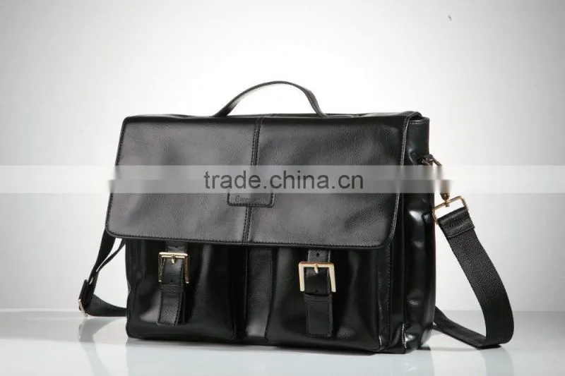 fashion custom leather briefcase,real leather bag for business man,men's genuine leather briefcase
