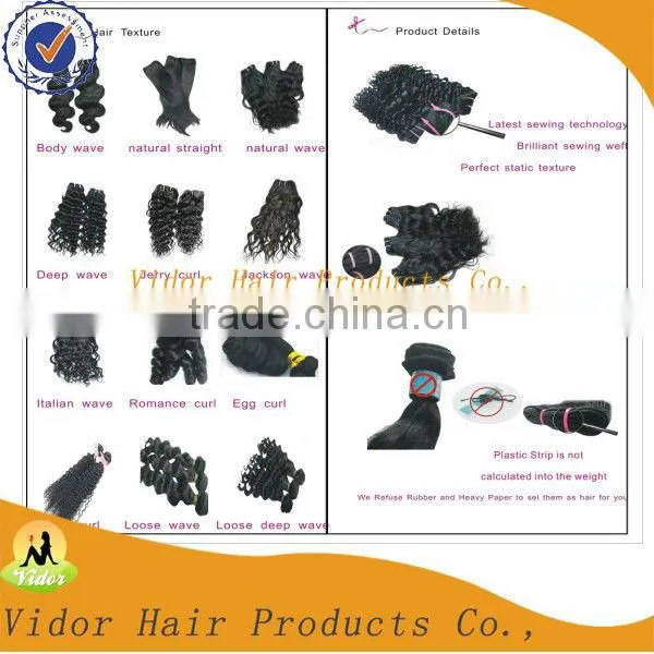 2015 New arrival 7A grade 100% wholesale raw Unprocessed Virgin Brazilian Human Hair