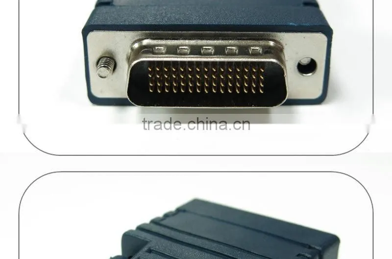 Dark blue high density LFH60 Loopback adapter DB60pin compatible with Cisco WIC-1T