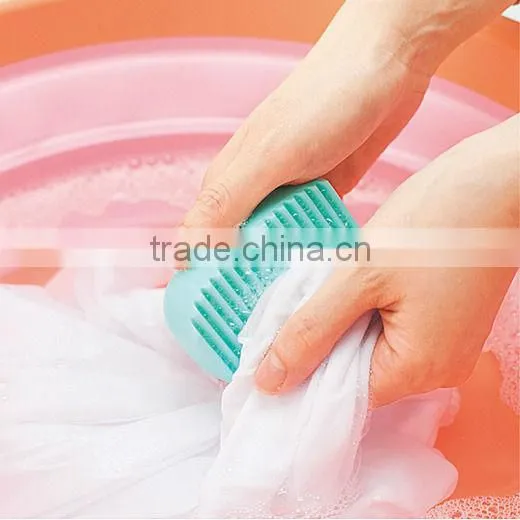 household silicone laundry brush