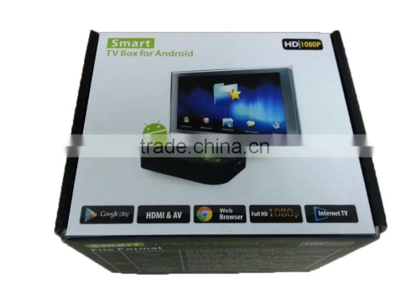 android 4.2 xbmc pre-installed 3d smart tv box,network media player OEM/ODM orders supported