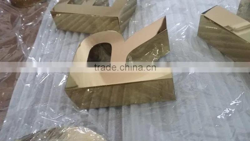 High quality alphabet letters brass, brass alphabet letters