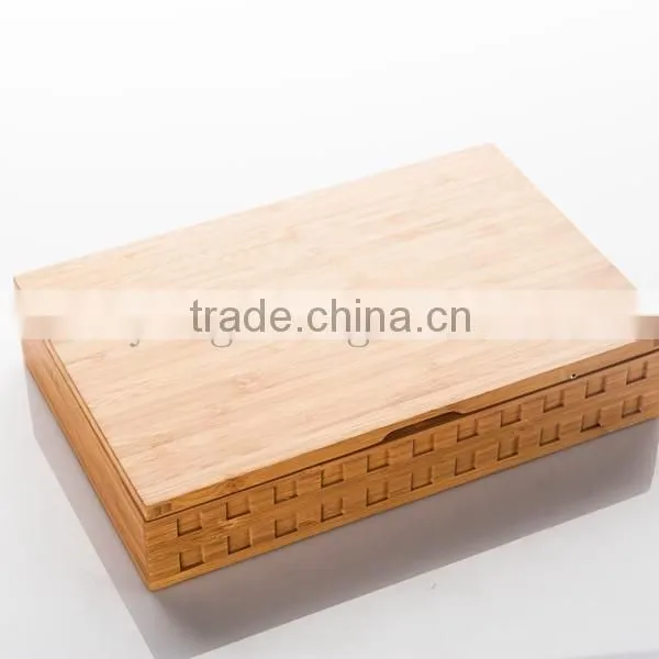 Bamboo wooden coffee tea bag holder box