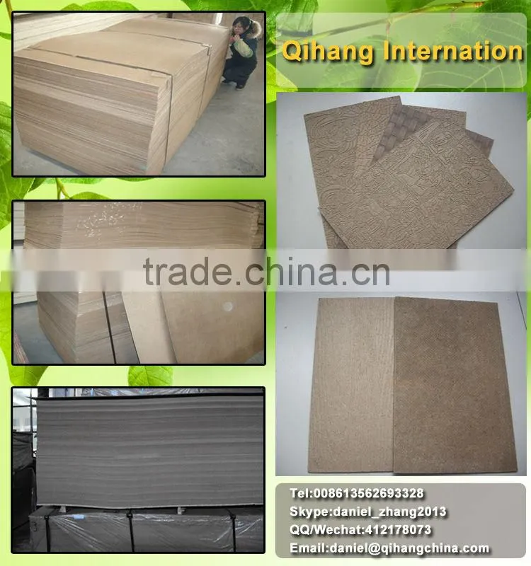 Eco-friendly high quality hardboard wall panel brick from manufacturer