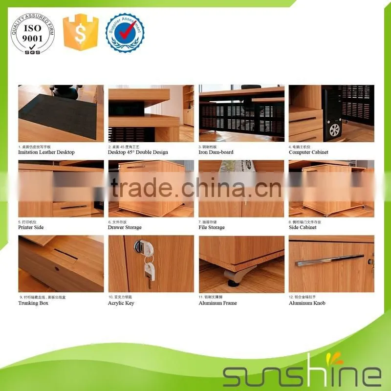 Hot Sale Office Furniture Wooden Executive Desk YS-ED04