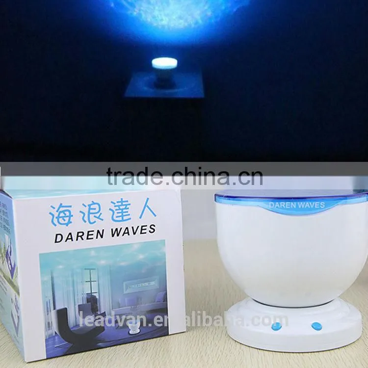 LED Projected Night lamp DAREN WAVES With Speaker Lamp